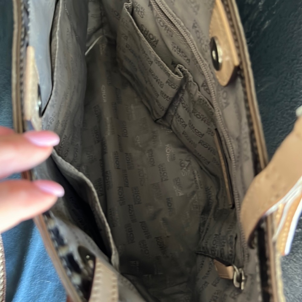 Michael Kors metallic tote